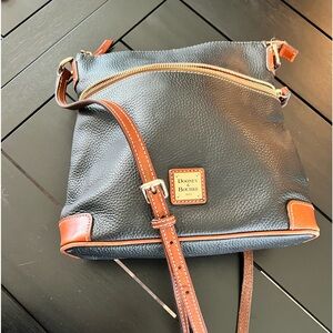 Dooney & Bourke Black Pebble Grain Leather handbag.